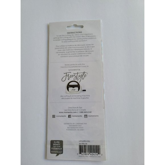 Momenta Cutting Templates BANNERS Pennants & Flowers 2 Pieces NIP - Picture 3 of 3